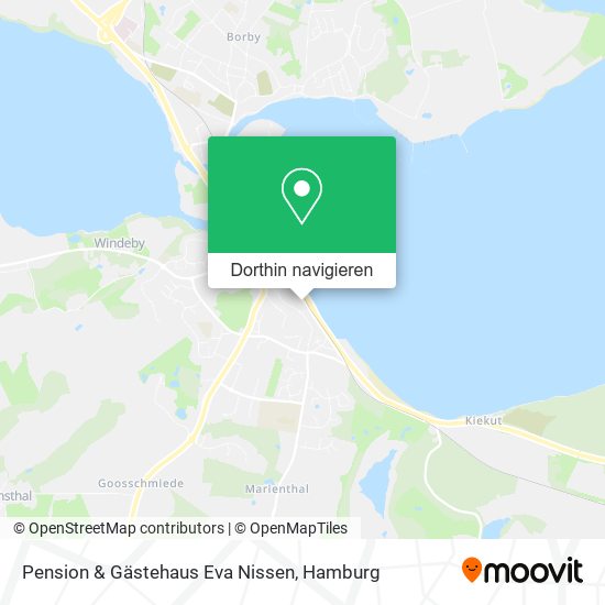 Pension & Gästehaus Eva Nissen Karte