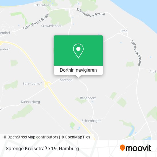 Sprenge Kreisstraße 19 Karte