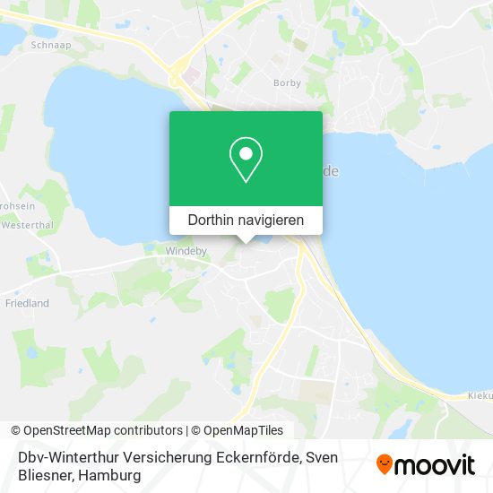 Dbv-Winterthur Versicherung Eckernförde, Sven Bliesner Karte