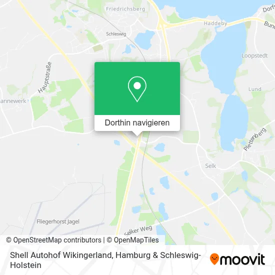 Shell Autohof Wikingerland Karte