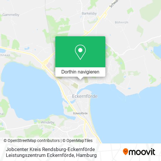 Jobcenter Kreis Rendsburg-Eckernförde Leistungszentrum Eckernförde Karte