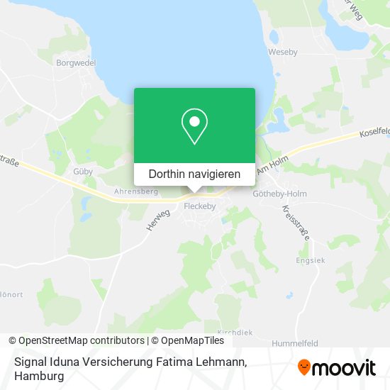 Signal Iduna Versicherung Fatima Lehmann Karte