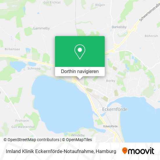 Imland Klinik Eckernförde-Notaufnahme Karte