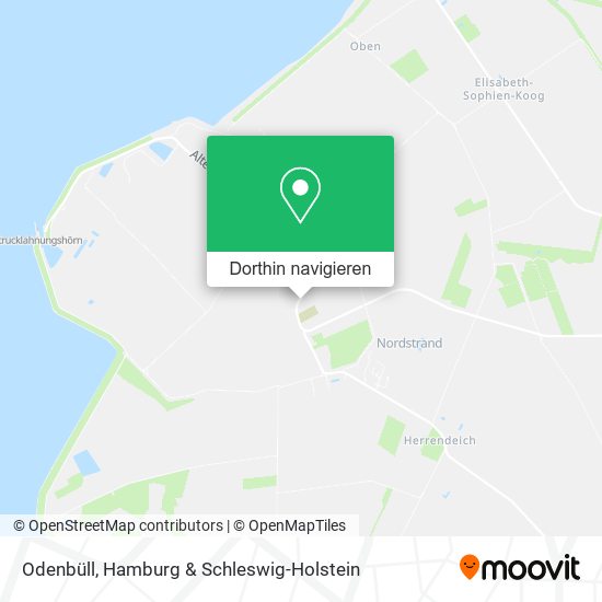 Odenbüll Karte