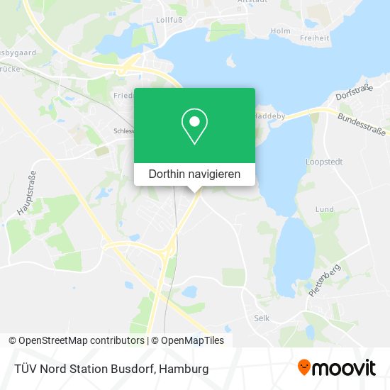 TÜV Nord Station Busdorf Karte