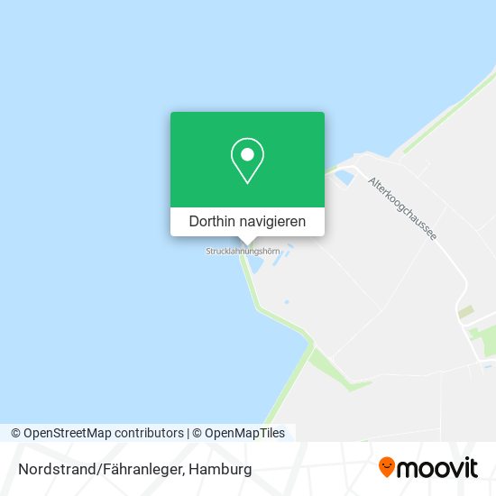 Nordstrand/Fähranleger Karte