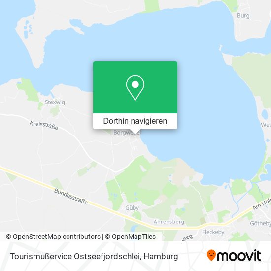 Tourismußervice Ostseefjordschlei Karte