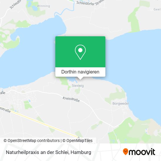 Naturheilpraxis an der Schlei Karte