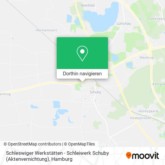 Schleswiger Werkstätten - Schleiwerk Schuby (Aktenvernichtung) Karte