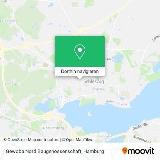 Gewoba Nord Baugenossenschaft Karte