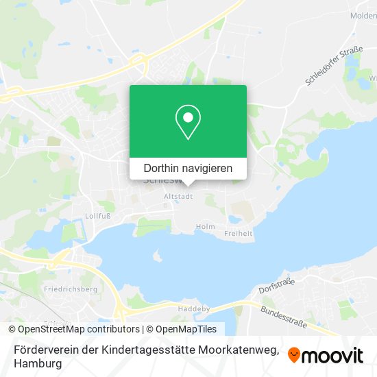 Förderverein der Kindertagesstätte Moorkatenweg Karte