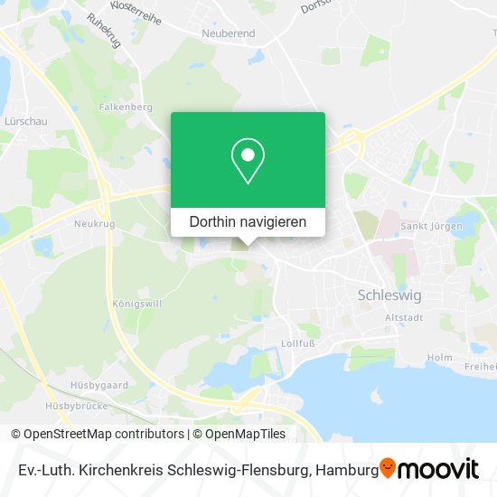 Ev.-Luth. Kirchenkreis Schleswig-Flensburg Karte