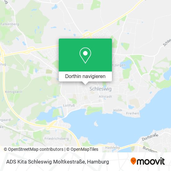 ADS Kita Schleswig Moltkestraße Karte