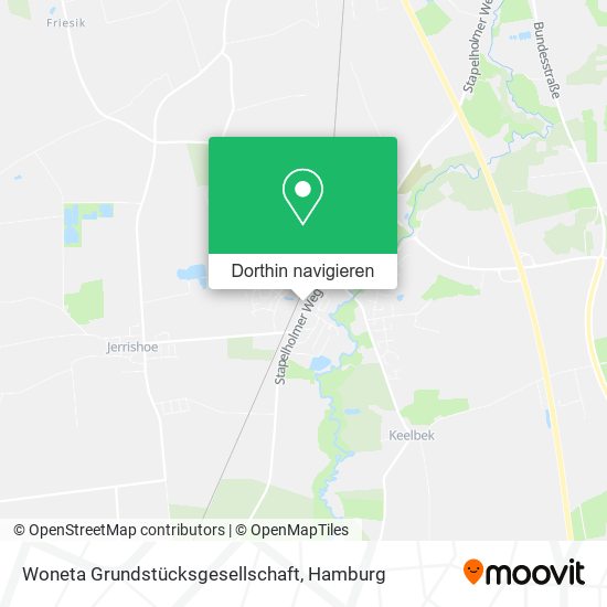 Woneta Grundstücksgesellschaft Karte