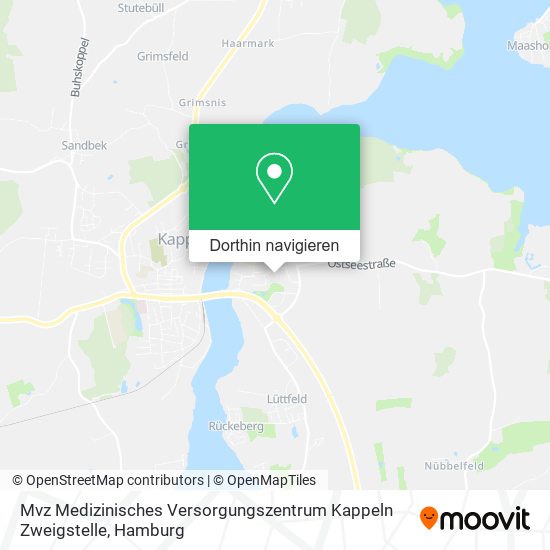 Mvz Medizinisches Versorgungszentrum Kappeln Zweigstelle Karte