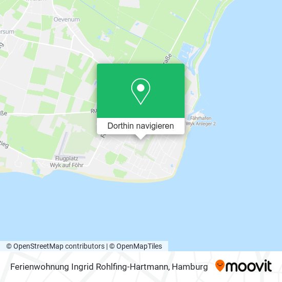 Ferienwohnung Ingrid Rohlfing-Hartmann Karte