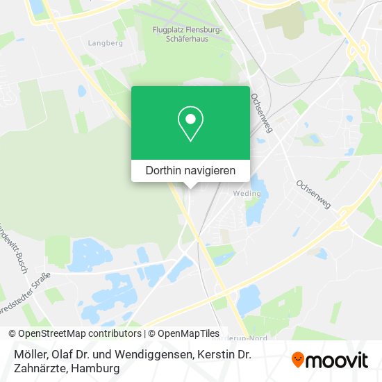 Möller, Olaf Dr. und Wendiggensen, Kerstin Dr. Zahnärzte Karte