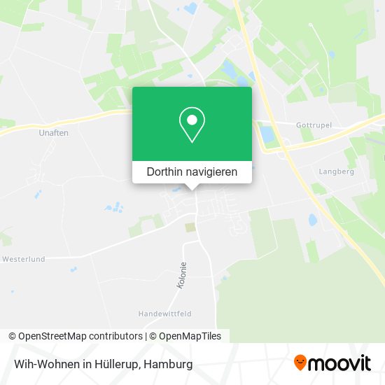 Wih-Wohnen in Hüllerup Karte