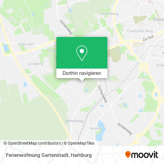 Ferienwohnung Gartenstadt Karte