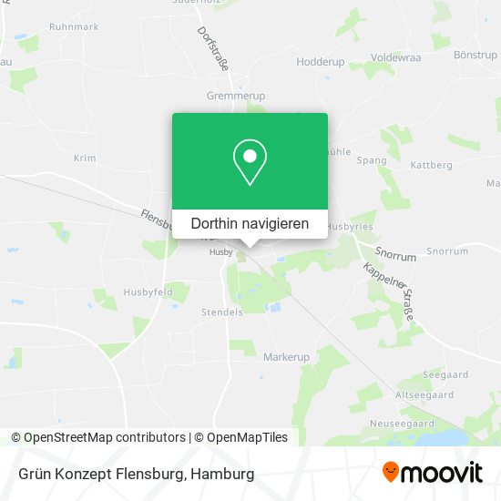 Grün Konzept Flensburg Karte