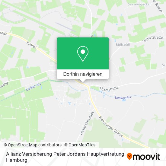 Allianz Versicherung Peter Jordans Hauptvertretung Karte