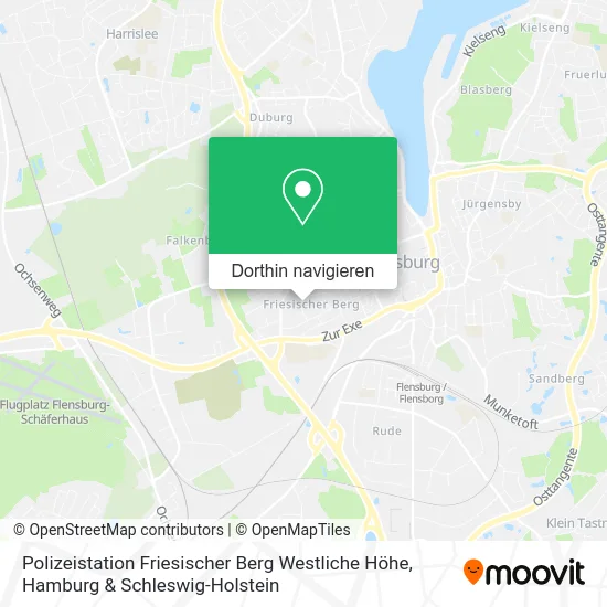 Polizeistation Friesischer Berg Westliche Höhe Karte