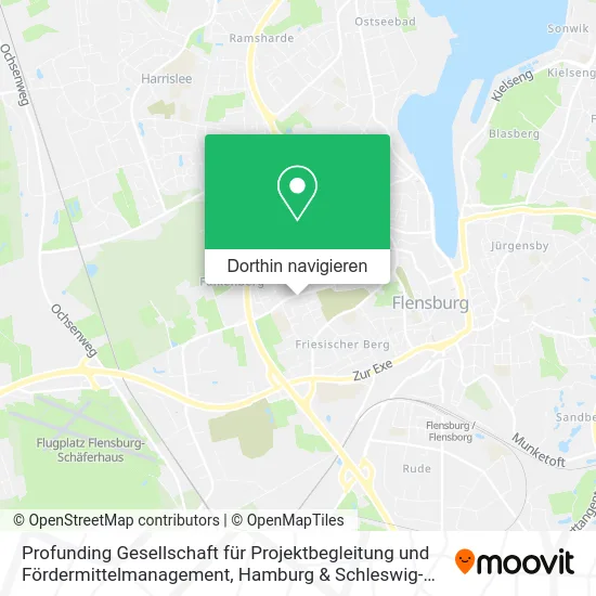 Profunding Gesellschaft für Projektbegleitung und Fördermittelmanagement Karte