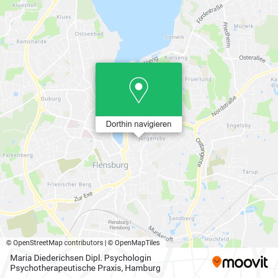 Maria Diederichsen Dipl. Psychologin Psychotherapeutische Praxis Karte