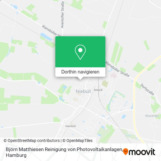 Björn Matthiesen Reinigung von Photovoltaikanlagen Karte