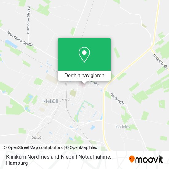 Klinikum Nordfriesland-Niebüll-Notaufnahme Karte