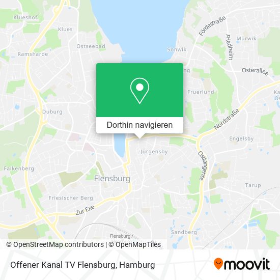 Offener Kanal TV Flensburg Karte