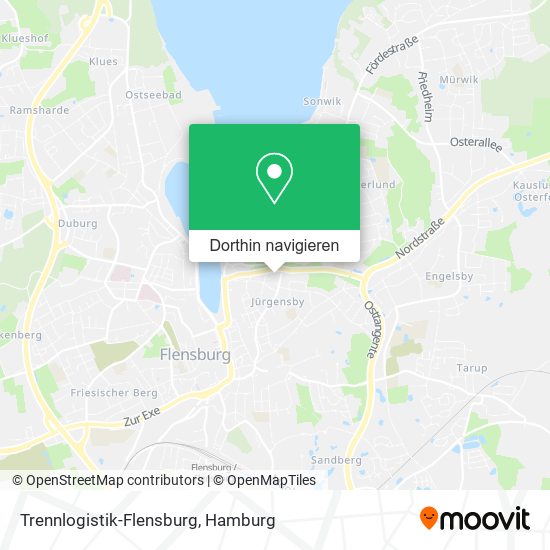 Trennlogistik-Flensburg Karte