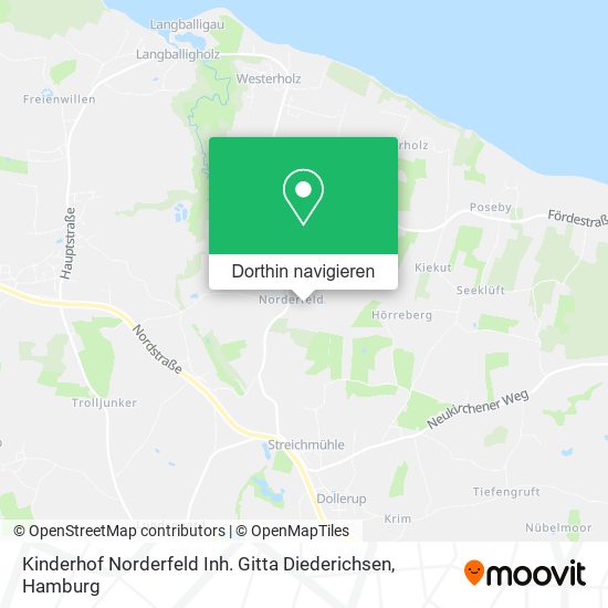 Kinderhof Norderfeld Inh. Gitta Diederichsen Karte
