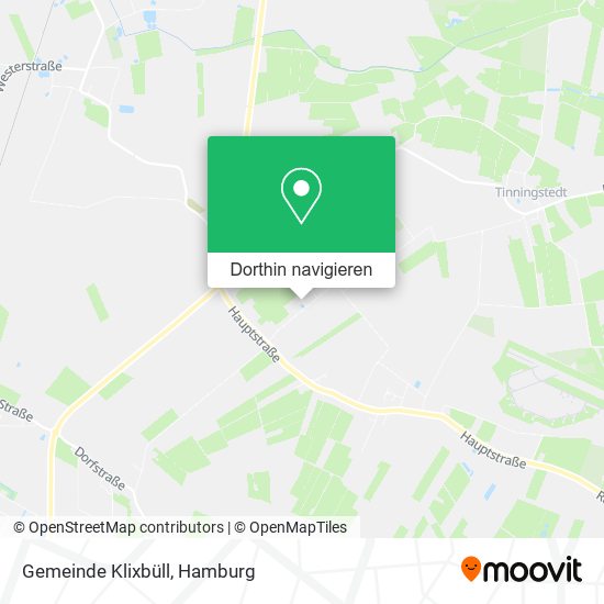 Gemeinde Klixbüll Karte