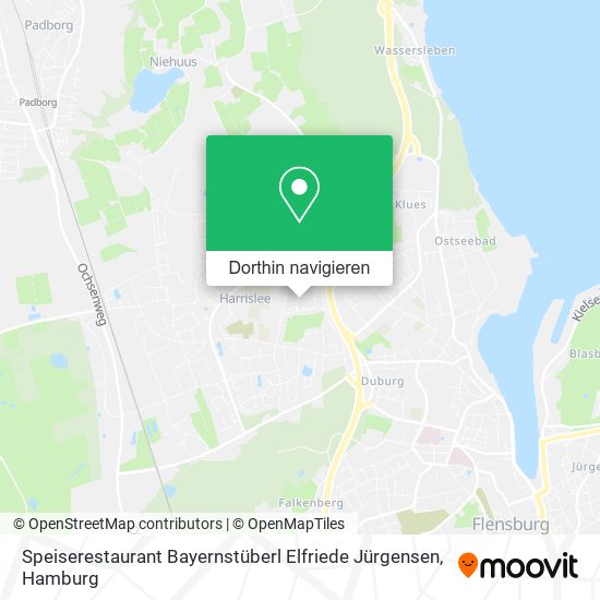 Speiserestaurant Bayernstüberl Elfriede Jürgensen Karte