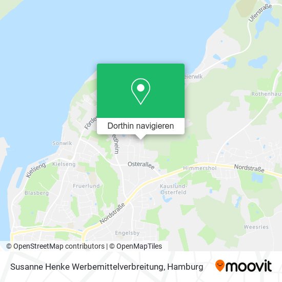 Susanne Henke Werbemittelverbreitung Karte