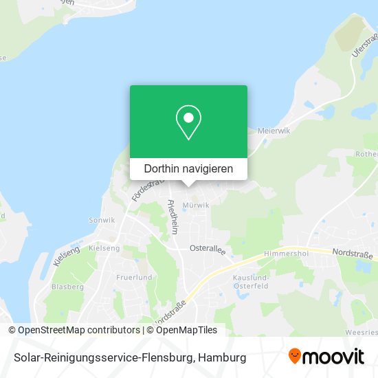 Solar-Reinigungsservice-Flensburg Karte