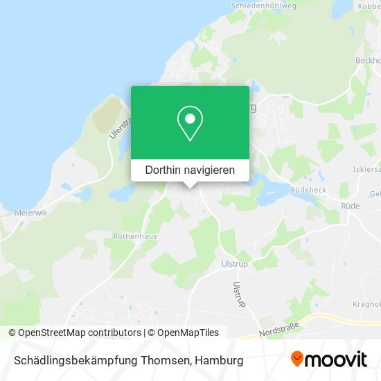 Schädlingsbekämpfung Thomsen Karte