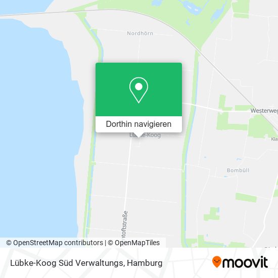 Lübke-Koog Süd Verwaltungs Karte