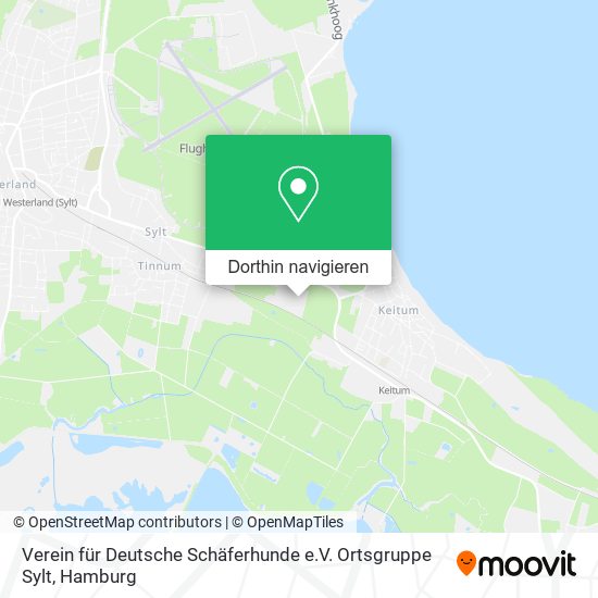 Verein für Deutsche Schäferhunde e.V. Ortsgruppe Sylt Karte