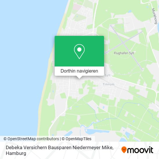 Debeka Versichern Bausparen Niedermeyer Mike Karte