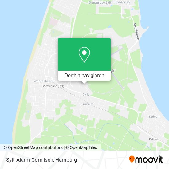 Sylt-Alarm Cornilsen Karte