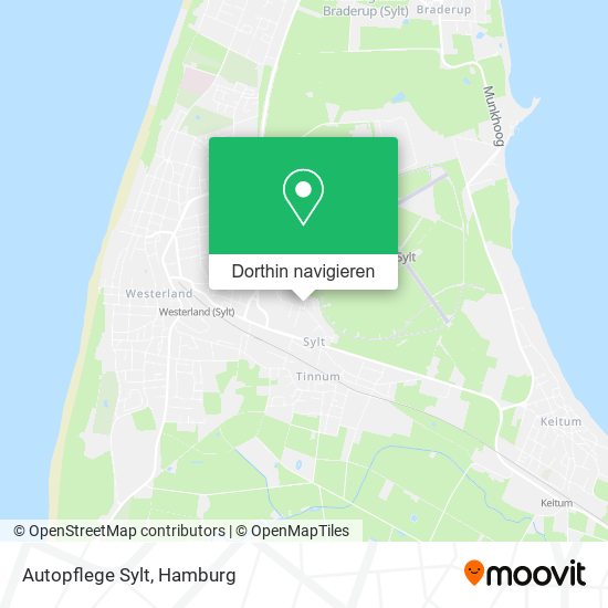 Autopflege Sylt Karte