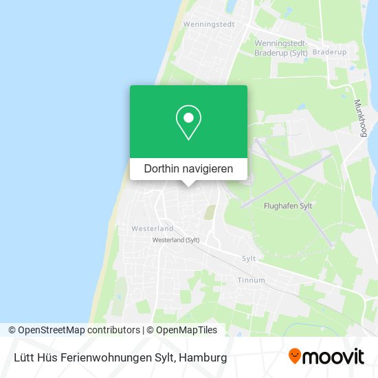 Lütt Hüs Ferienwohnungen Sylt Karte
