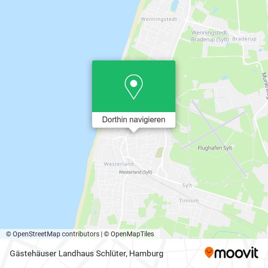 Gästehäuser Landhaus Schlüter Karte