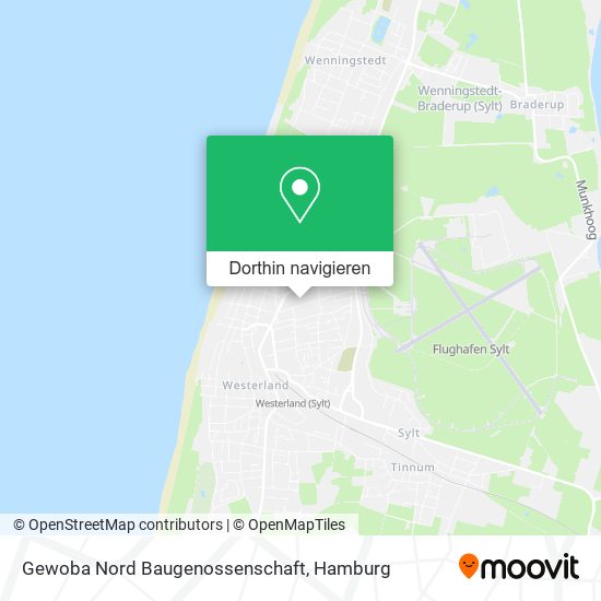 Gewoba Nord Baugenossenschaft Karte