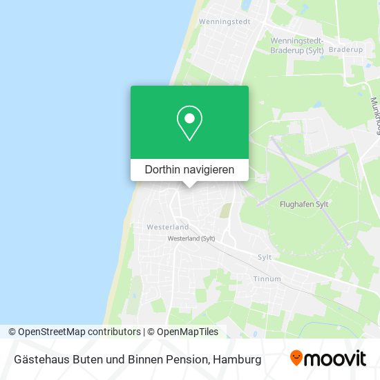 Gästehaus Buten und Binnen Pension Karte