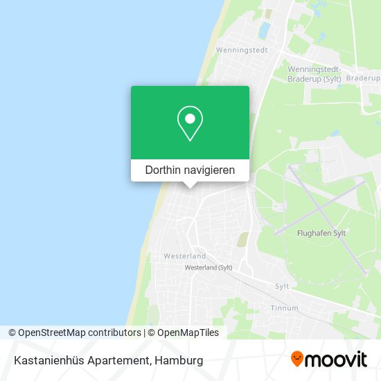 Kastanienhüs Apartement Karte
