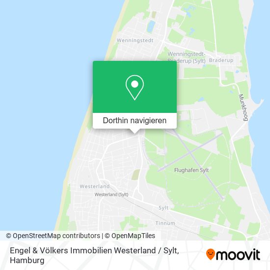 Engel & Völkers Immobilien Westerland / Sylt Karte