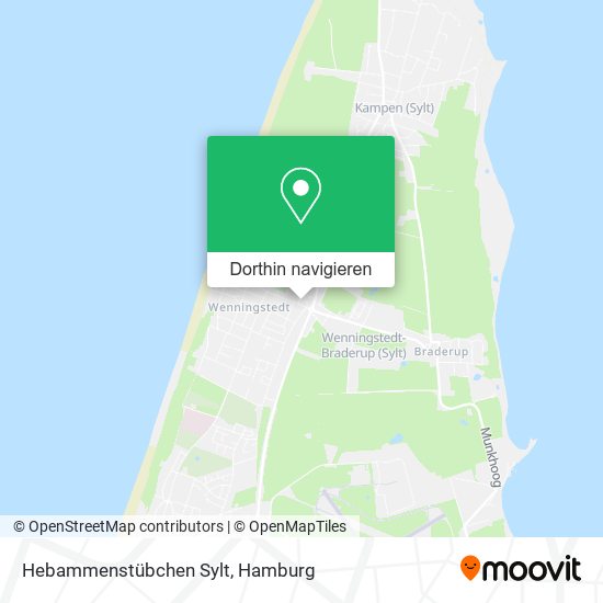 Hebammenstübchen Sylt Karte